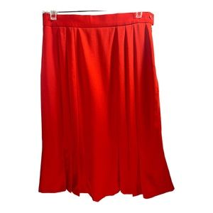 NWOT Poppy Red Escada Skirt